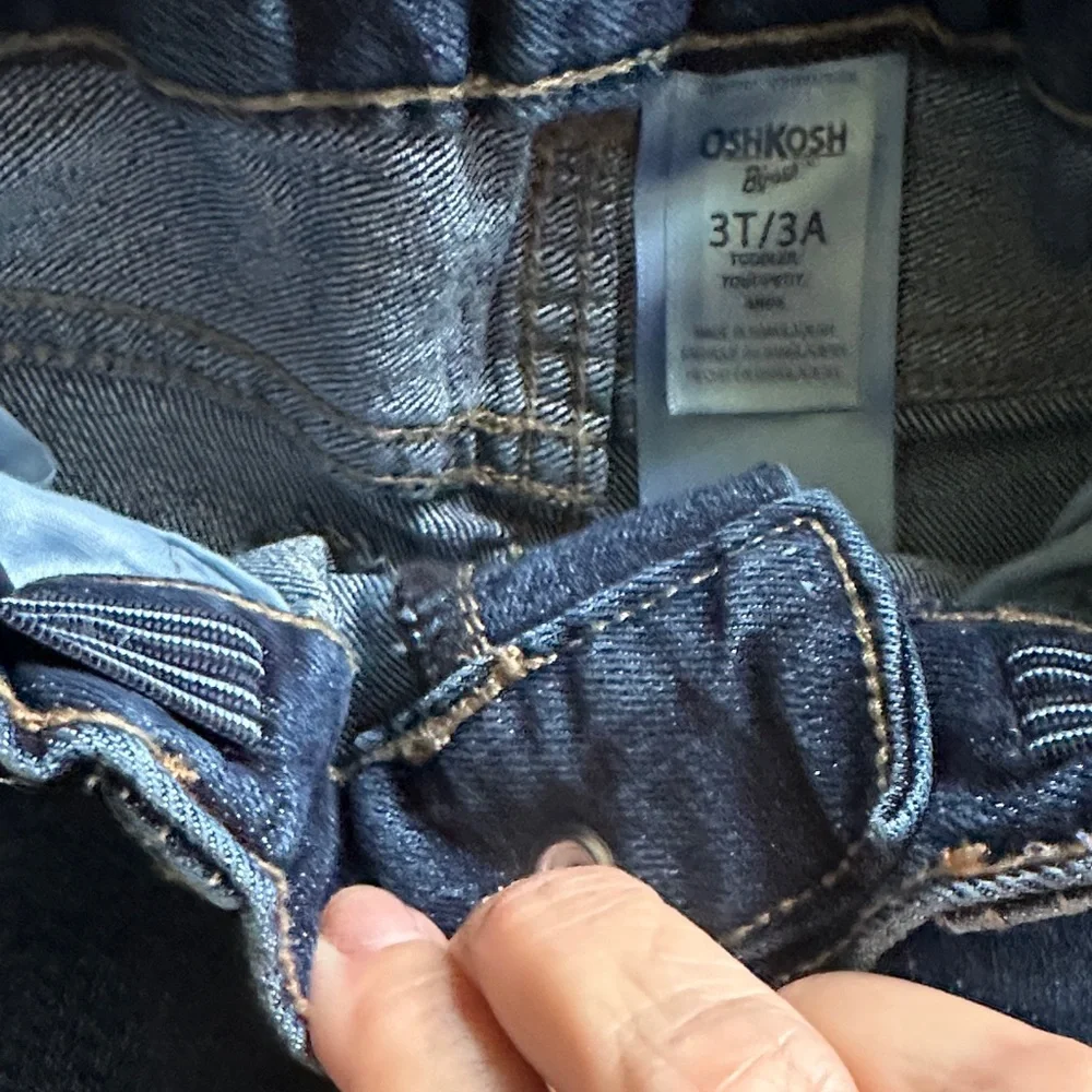 Gray and Blue Kids Bottoms Set 3T